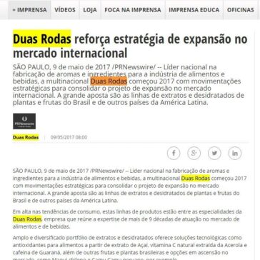 Duas Rodas reforça estratégia de expansão no mercado internacional – Portal Imprensa